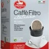 Saquella Caffé Filtro Classico Italiano Reusable One Cup Filter & 10 X Italian Coffee Bags