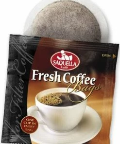 saquella shop 25 Saquella Fresh Coffee Bags, 150 Pcs