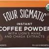 Mushroom Coffee Four Sigmatic Instant Coffee Powder With Lion's Mane & Chaga, 10 Bags