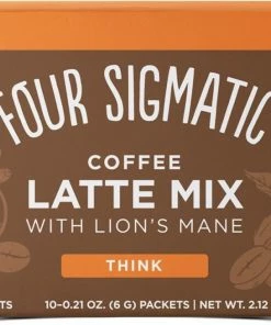 saquella shop 17 Four Sigmatic Mushroom Coffee Latte Mix With Lion's Mane, 10 Packets