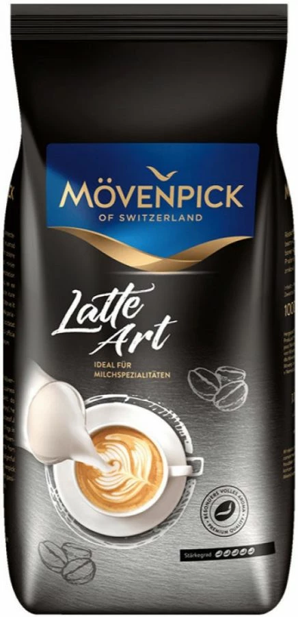 Mövenpick Movenpick Latte Art Roasted Coffee Beans 1 Kg 1 Mövenpick Movenpick Latte Art Roasted Coffee Beans 1 Kg